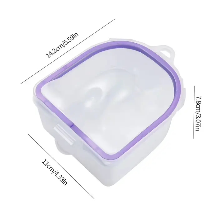 Dissolvant de vernis à ongles bol de trempage traitement