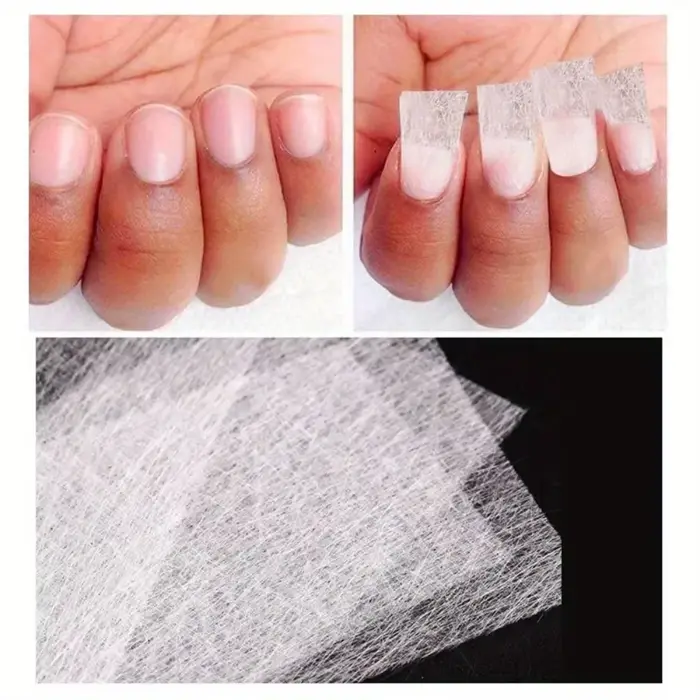 Extension d'ongles en soie et fibre de verre