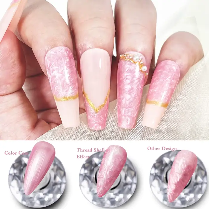 Ensemble de vernis à ongles Gel perlé de 7ml