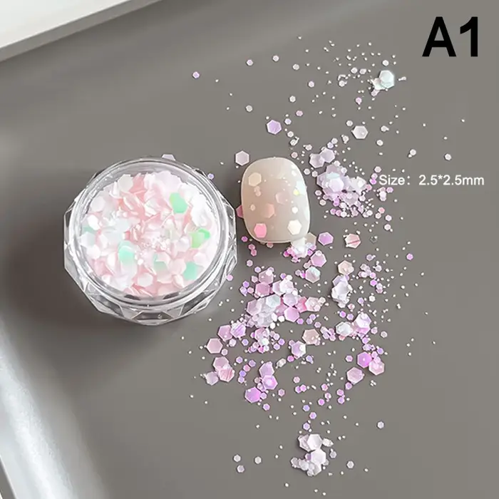 Paillettes de sirène irrégulières pour Nail Art