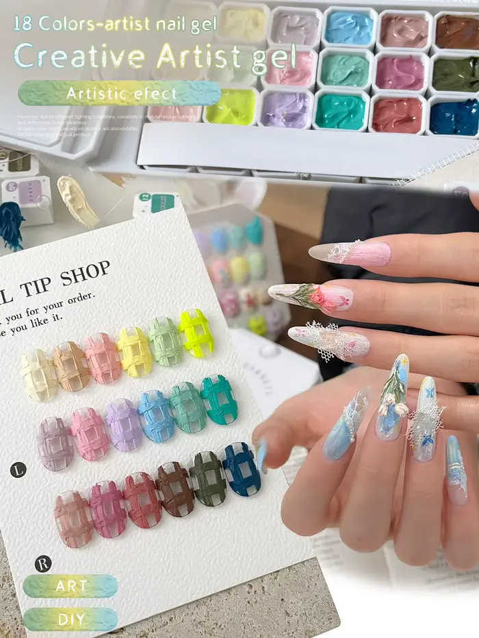 MORDDA 18 couleurs Gel solide Gel pour ongles Semi Permanent Nail Art trempage UV LED Gel noël manucure cadeau Salon