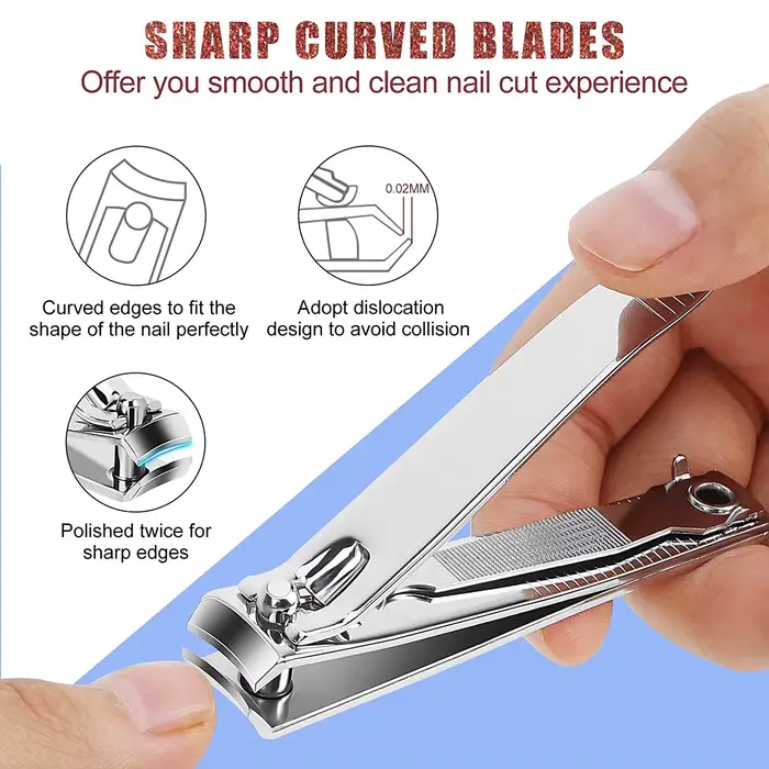 Coupe-ongles, coupe-ongles et orteils en acier inoxydable de qualité supérieure