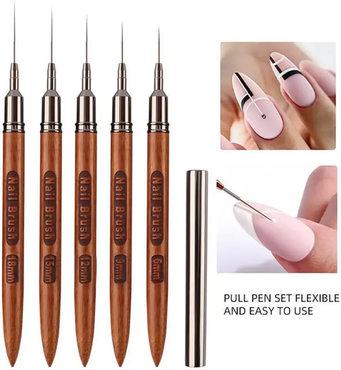 Ensemble de pinceaux pour ongles