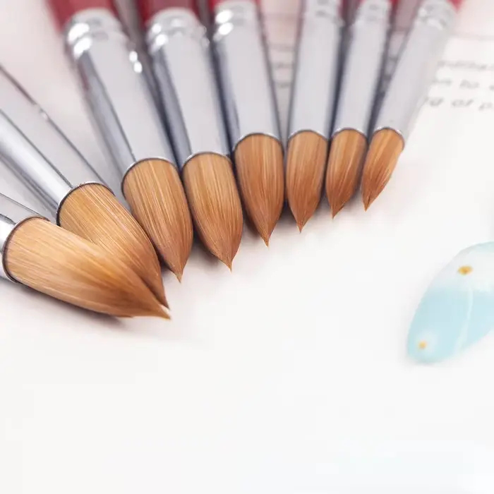 Kolinsky – brosse à ongles en acrylique