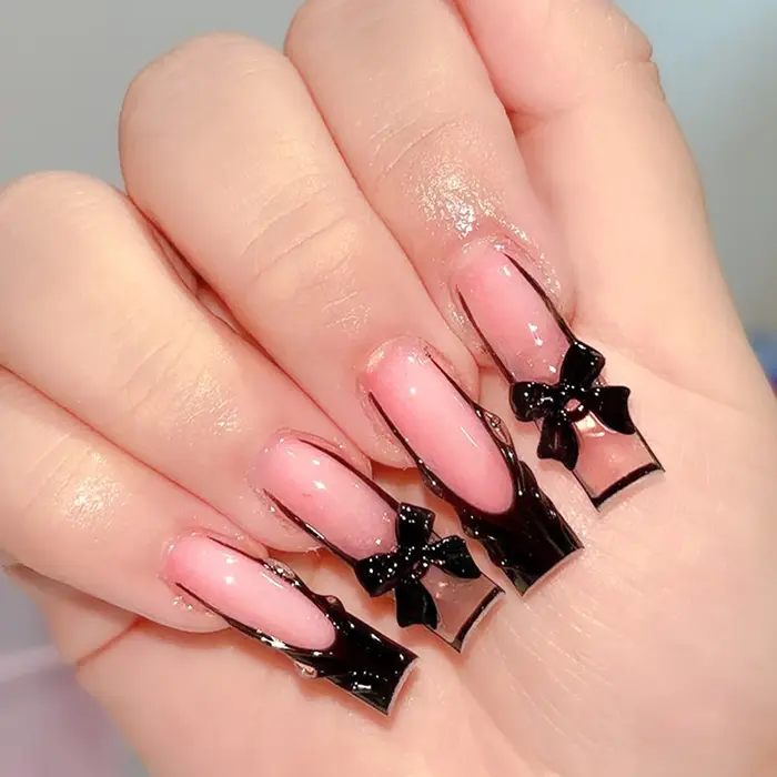 Faux ongles longs à pression pour Ballet