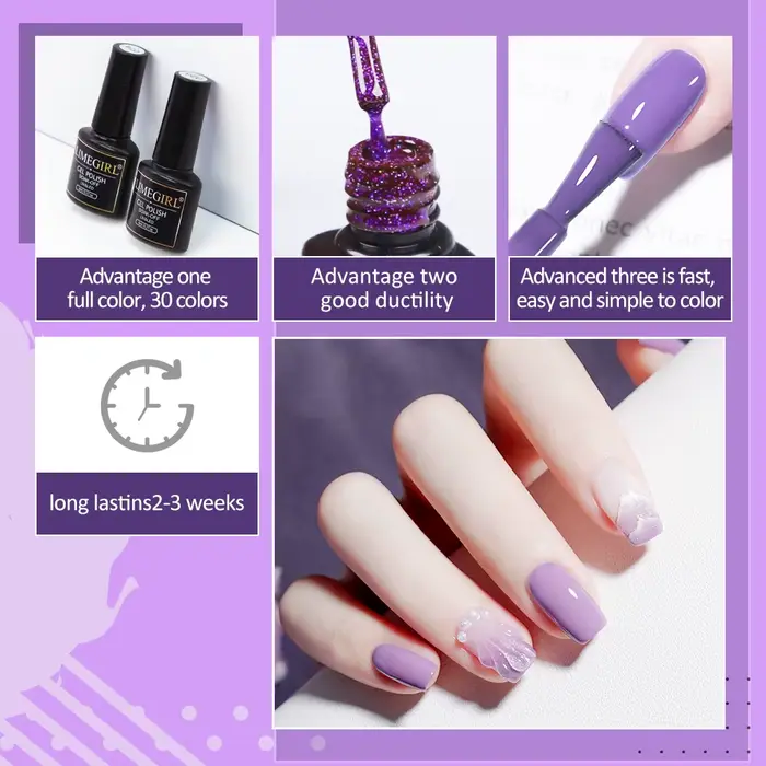 Kit de vernis à ongles Gel à Extension rapide