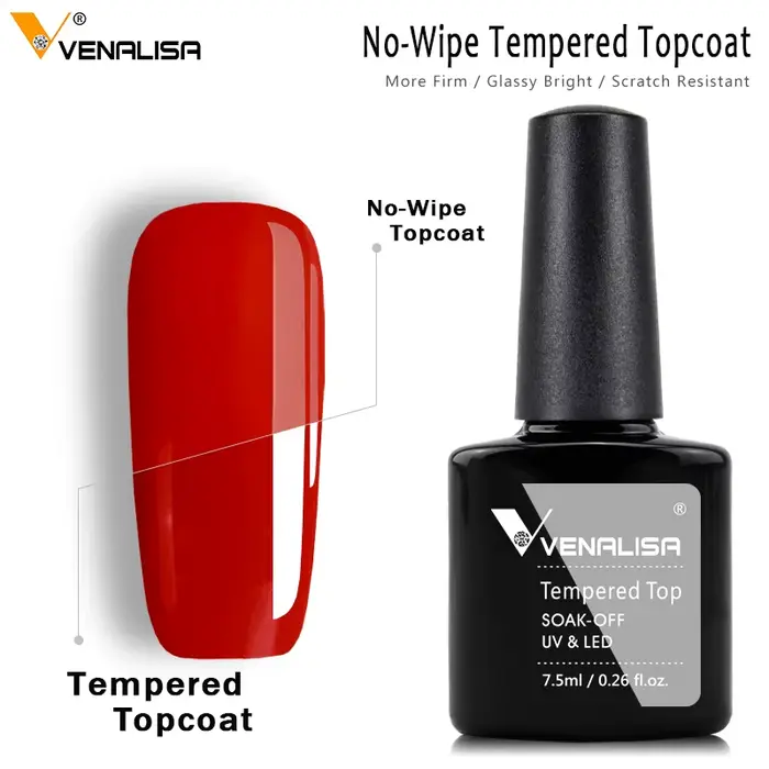 # 70916 Venalisa nail art design maquillage super-flexible brillant longue durée haute brillance sans essuyage couche