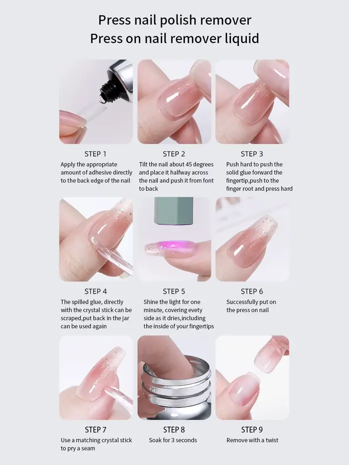 Dissolvant de vernis à ongles Gel magique rapide