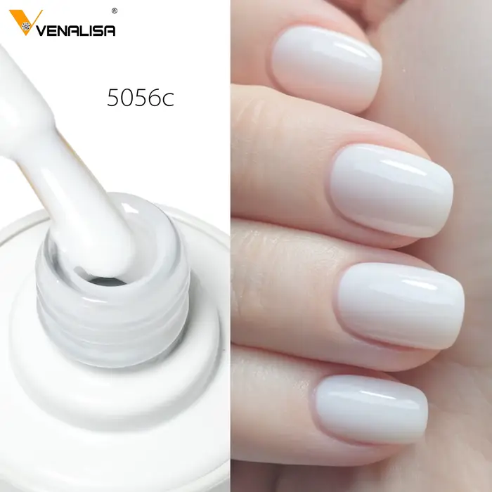 Venalisa – vernis à ongles Gel blanc laiteux