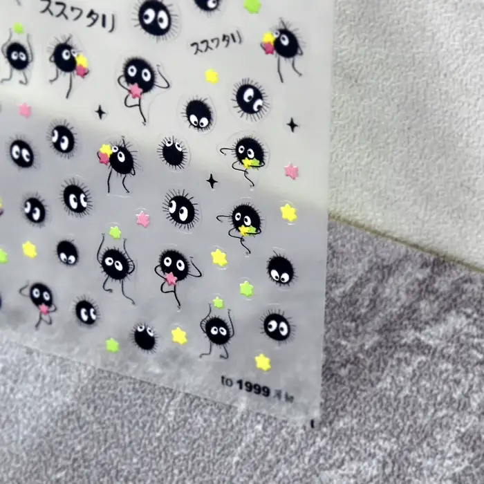 Autocollants coréens pour Nail Art