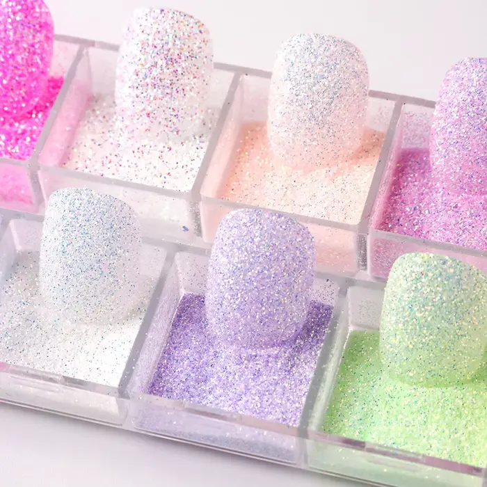 Poudre à ongles estivale 12 grilles