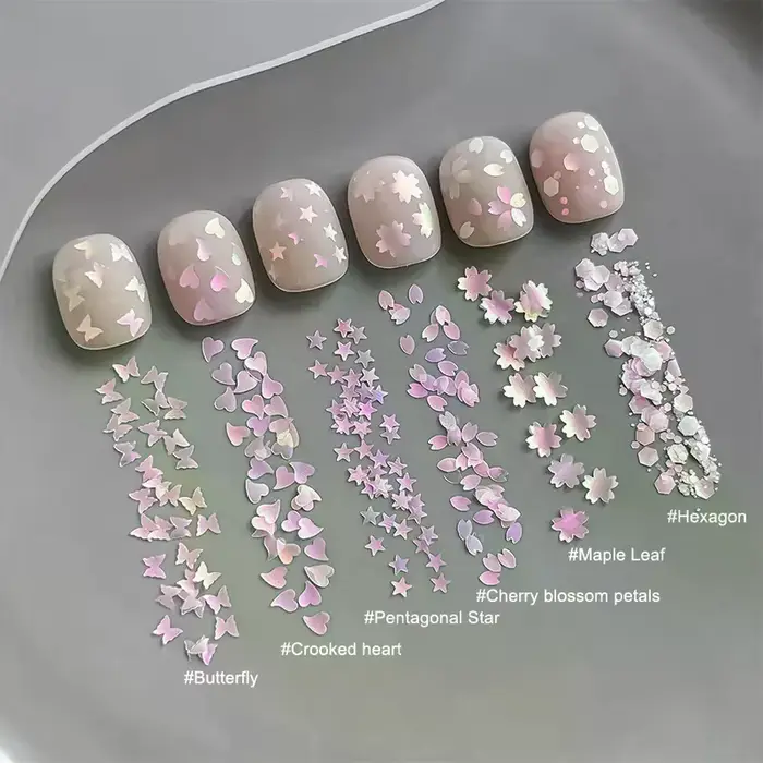 Paillettes de sirène irrégulières pour Nail Art