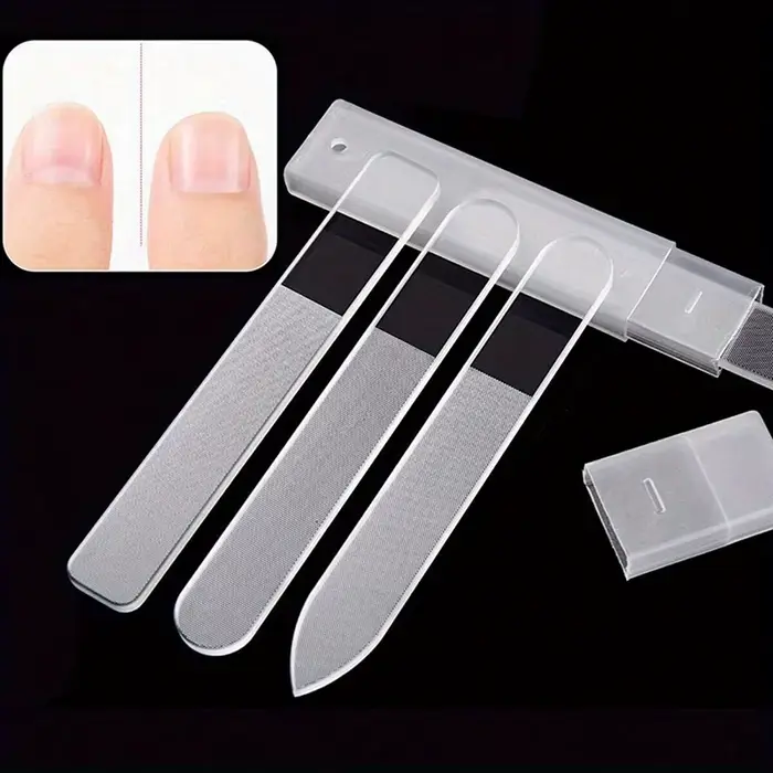 Limes à ongles en verre Nano