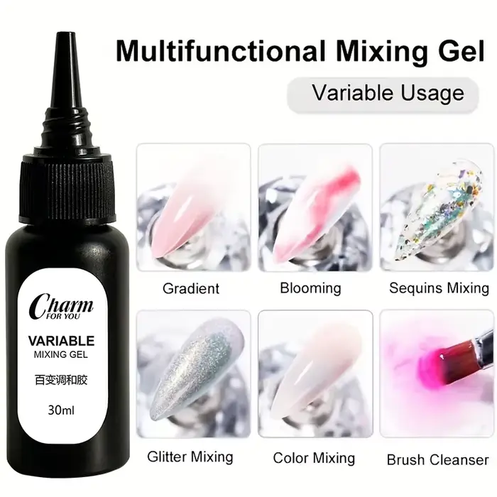 Gel de mélange et de fusion pour nail art – Ajuste la consistance du vernis à ongles