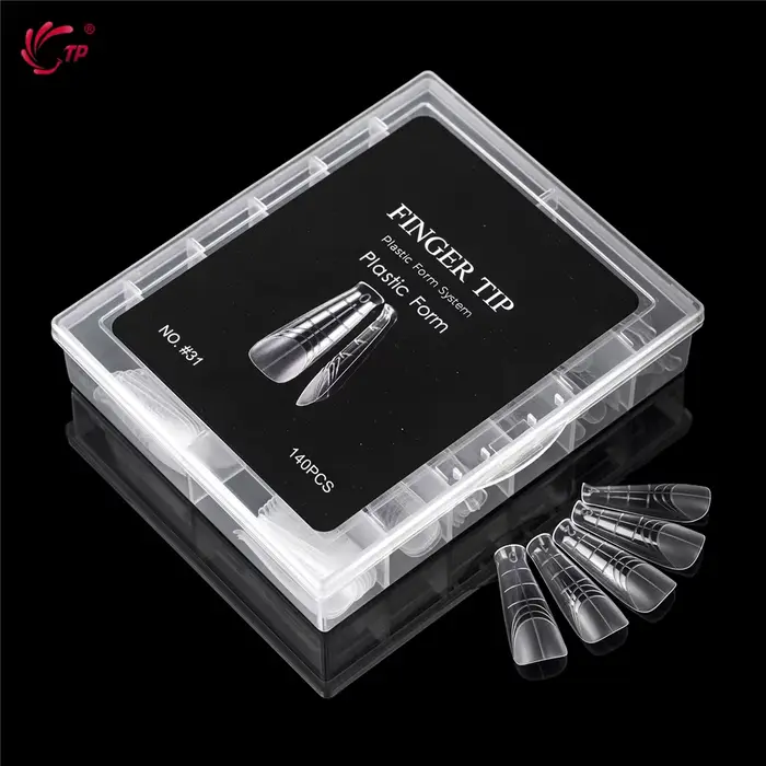 BNG 140 pièces ovale amande haut ongles Extension moules Kit de manucure couverture complète formes intelligentes