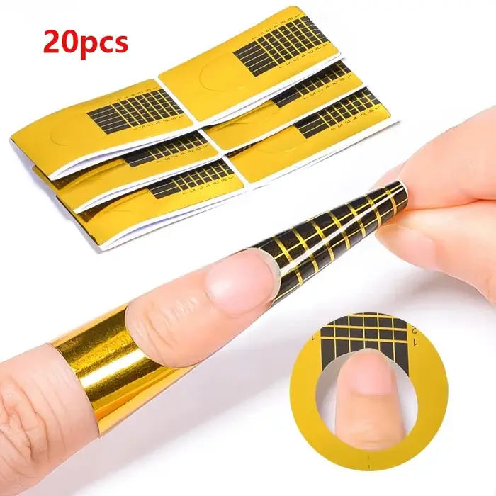 1 paquet de pointes de manucure française