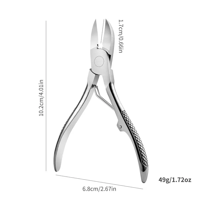 Pince à cuticules pour retirer les strass des ongles
