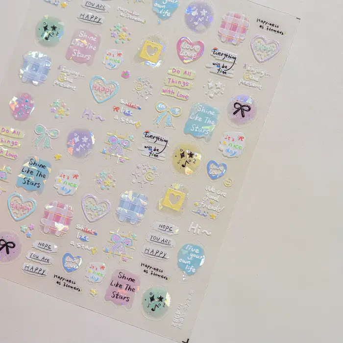 Kawaii gelée ours Nail Art 5D mignon