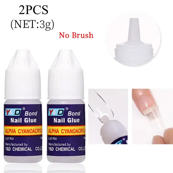 Colle pour faux ongles en acrylique