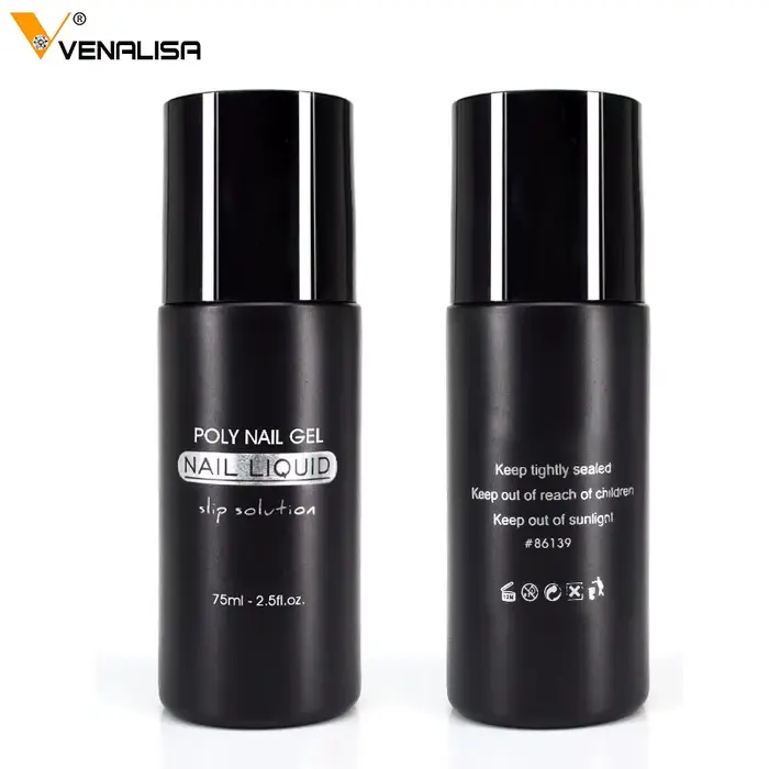 Nail Art bricolage français Extension d'ongle couverture complète acrylique ongles gelée UV Gel gomme VENALISA Poly