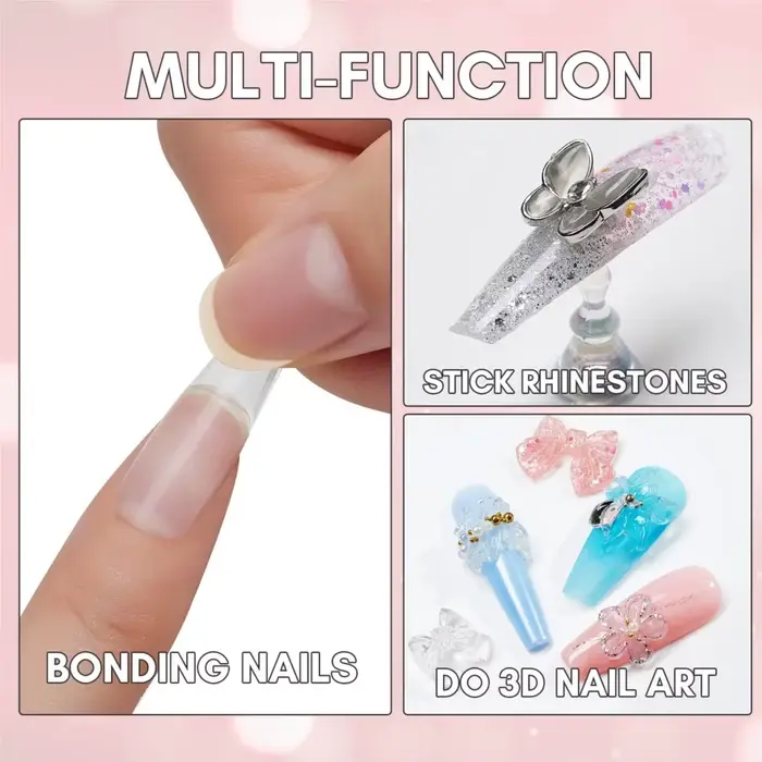 Colle à ongles en Gel solide