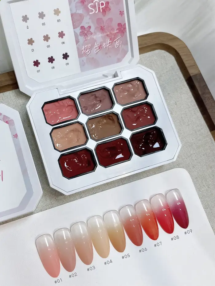 Vernis à ongles gel de peinture 9 couleurs