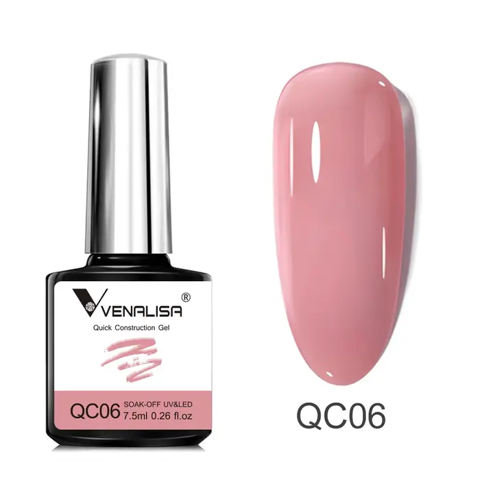 VENALISA Gel de Construction rapide couleur gelée vernis à ongles Semi Transparent