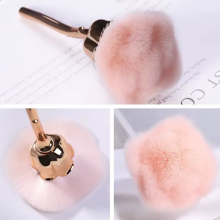 Brosse à ongles à fleurs pour manucure