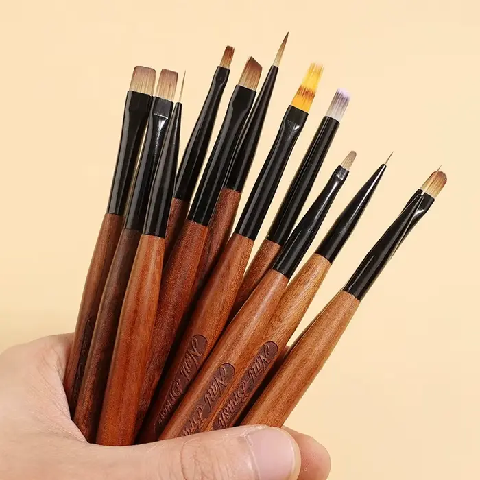 Stylo de photothérapie pour colle à ongles, brosse pour Gel UV, constructeur d'extension en acryliqu