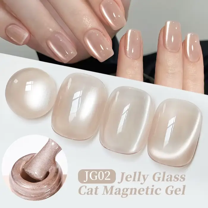 UR SUGAR 15ml Gel Magnétique Semi-Permanent Effet Verre Gelée Chat pour Manucure Nail Art