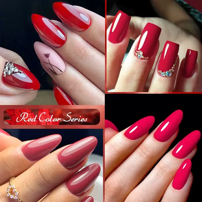 Vernis à ongles pourpre bordeaux