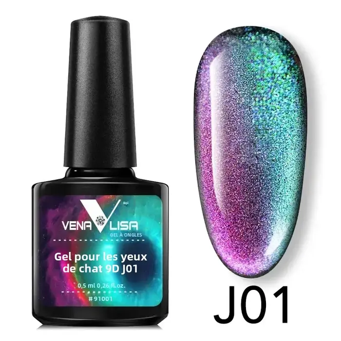 Vernis à ongles magnétique Venalisa 9D Cat Eyes 7,5 ml, gel UV, laque, vernis à ongles, émail, design d'art des ongles, manucure