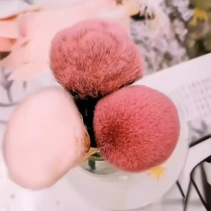 Brosse pour Nail Art, fleur Rose
