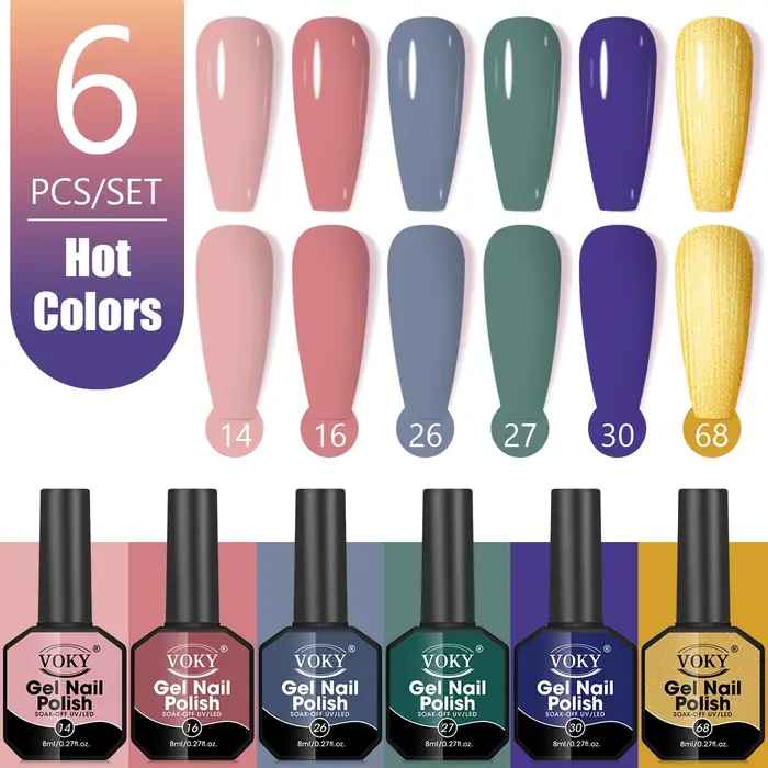 Ensemble de vernis à ongles en gel