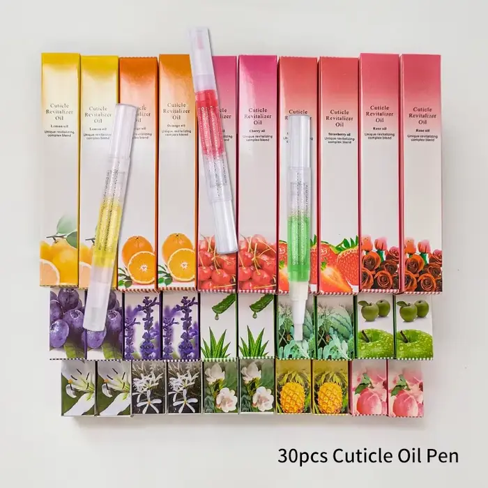 30 pièces huile pour cuticules soin des ongles