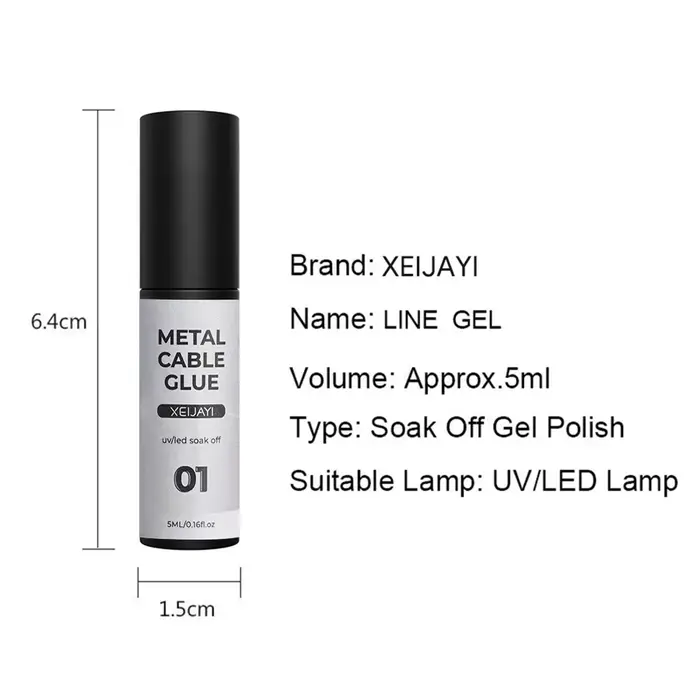 Vernis à ongles en Gel métallique Super brillant, 5/7/8ml, argent/or/Rose, miroir, Semi-Permanent, U