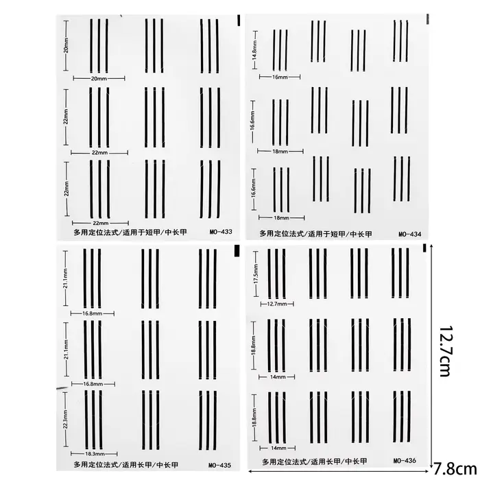 Autocollants de guidage de manucure française transparents, adhésifs forts pour Nail Art, décalcoman