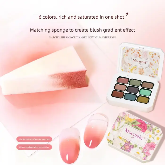 Mocmaki 4-en-1 Gel Ombre pour Ongles
