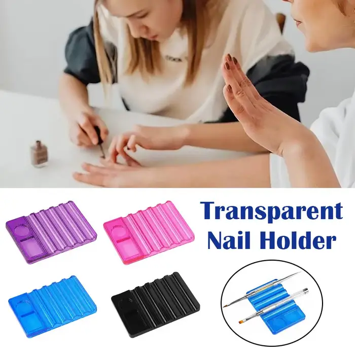 Support professionnel portable à 5 emplacements pour pinceaux à ongles