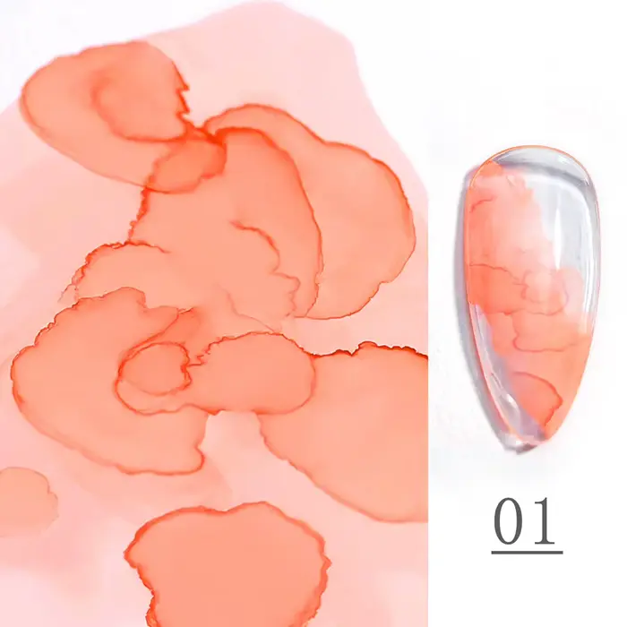 CANNI aquarelle encre pour ongles 9ml Venalisa effet fleuri ongles Art Design naturel Air sec Nail A
