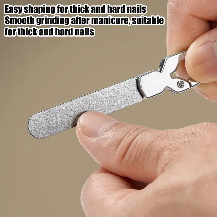 Lime à ongles en acier inoxydable