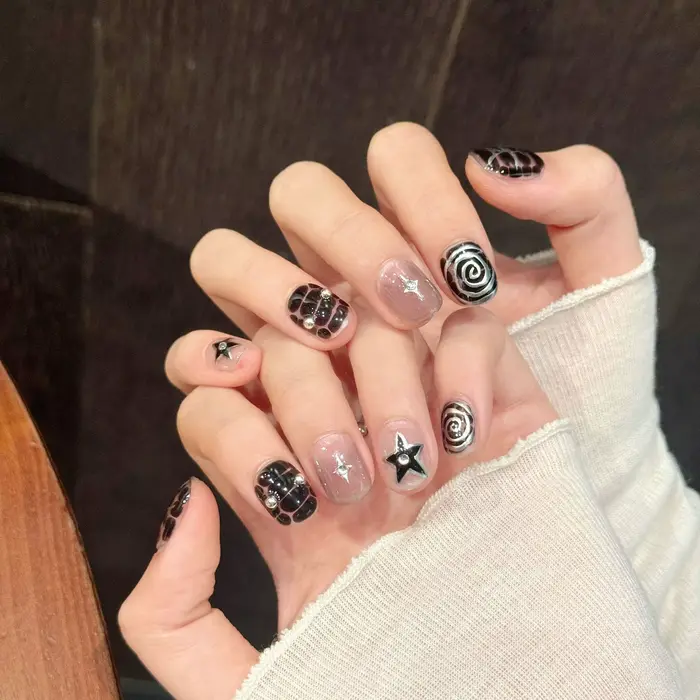 Ensemble d'ongles à pression pour Ballet