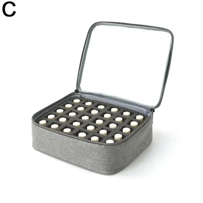 30 bouteilles de sac de rangement de vernis à ongles