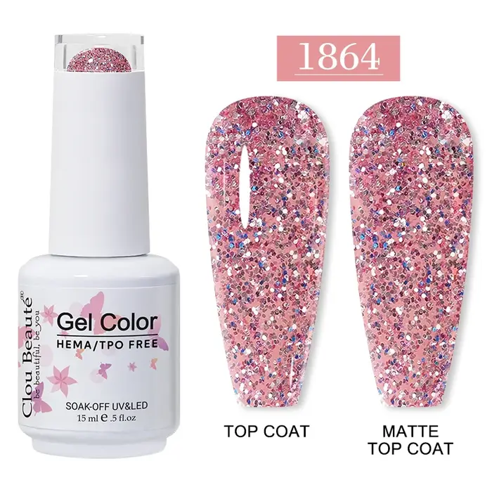 Clou Beaute 15ml HEMA TPO gratuit Gel Vernis à ongles
