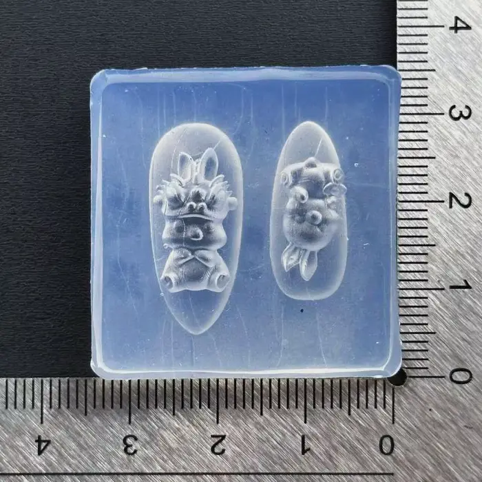 Modèles transparents pour nail art pour manucure à faire soi-même : modèles de chaînes de perles à n