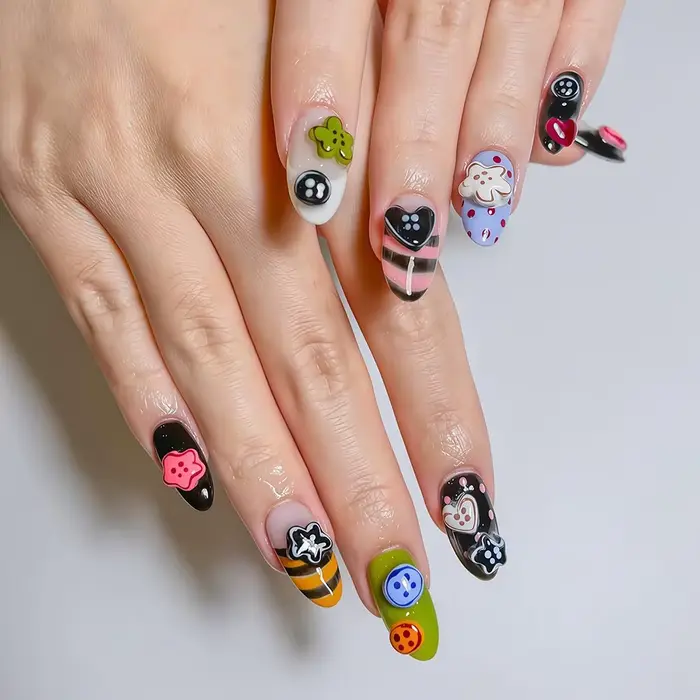 Moule en silicone pour ongles