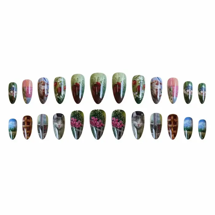 Faux ongles pastoraux à pression