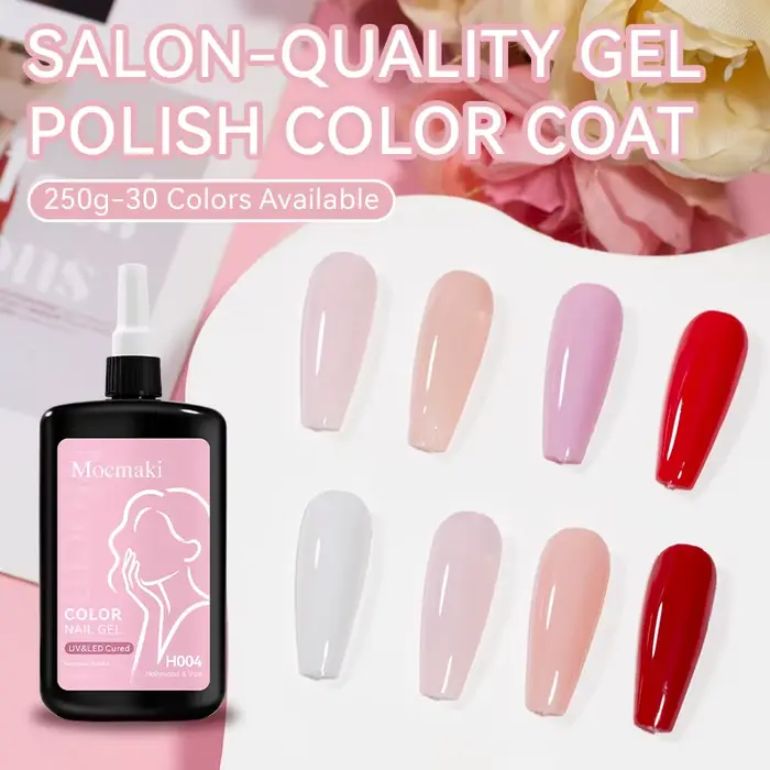 GC H22 2 Vernis à ongles gel blanc laiteux Opies Bubble Bath +