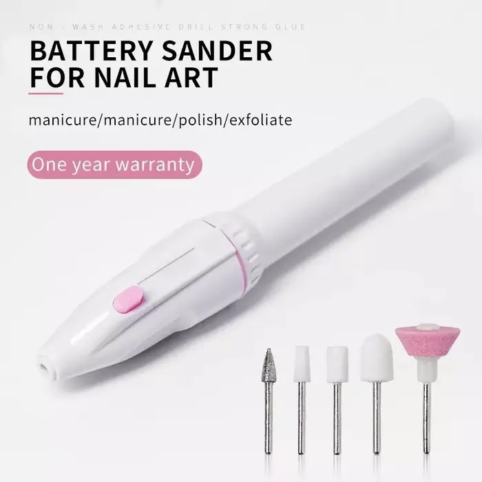 Polisseuse à ongles MINI Kit de perceuse à ongles électrique manucure pédicure meulage polissage Nai