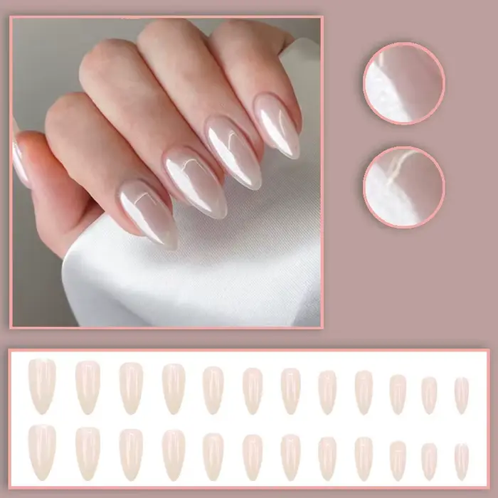 Faux ongles moyens pour femmes et filles